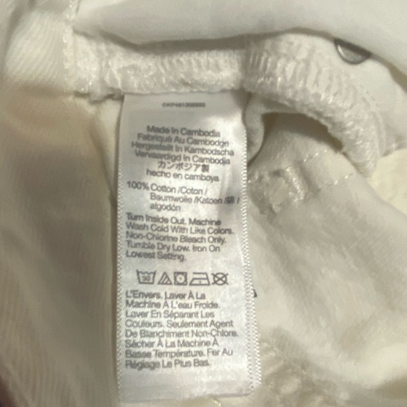 Madewell White High Waist Shorts Crisp Denim Style - Picture 14 of 14